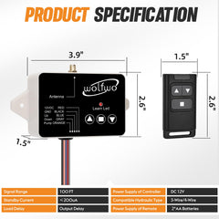 wolfwo wireless remote pairing enables quick setup and reliable control from a distance