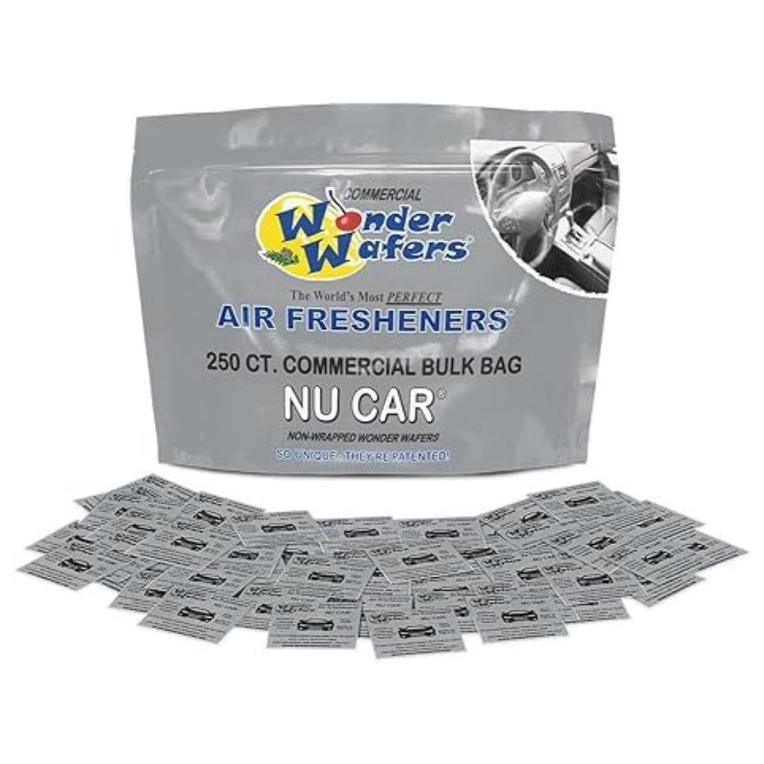 Wonder Wafers 250-count unwrapped container keeps vehicles fresh on the go.