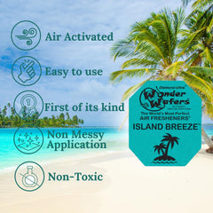Wonder Wafers Island Breeze under-seat design delivers a discreet, long-lasting fragrance.