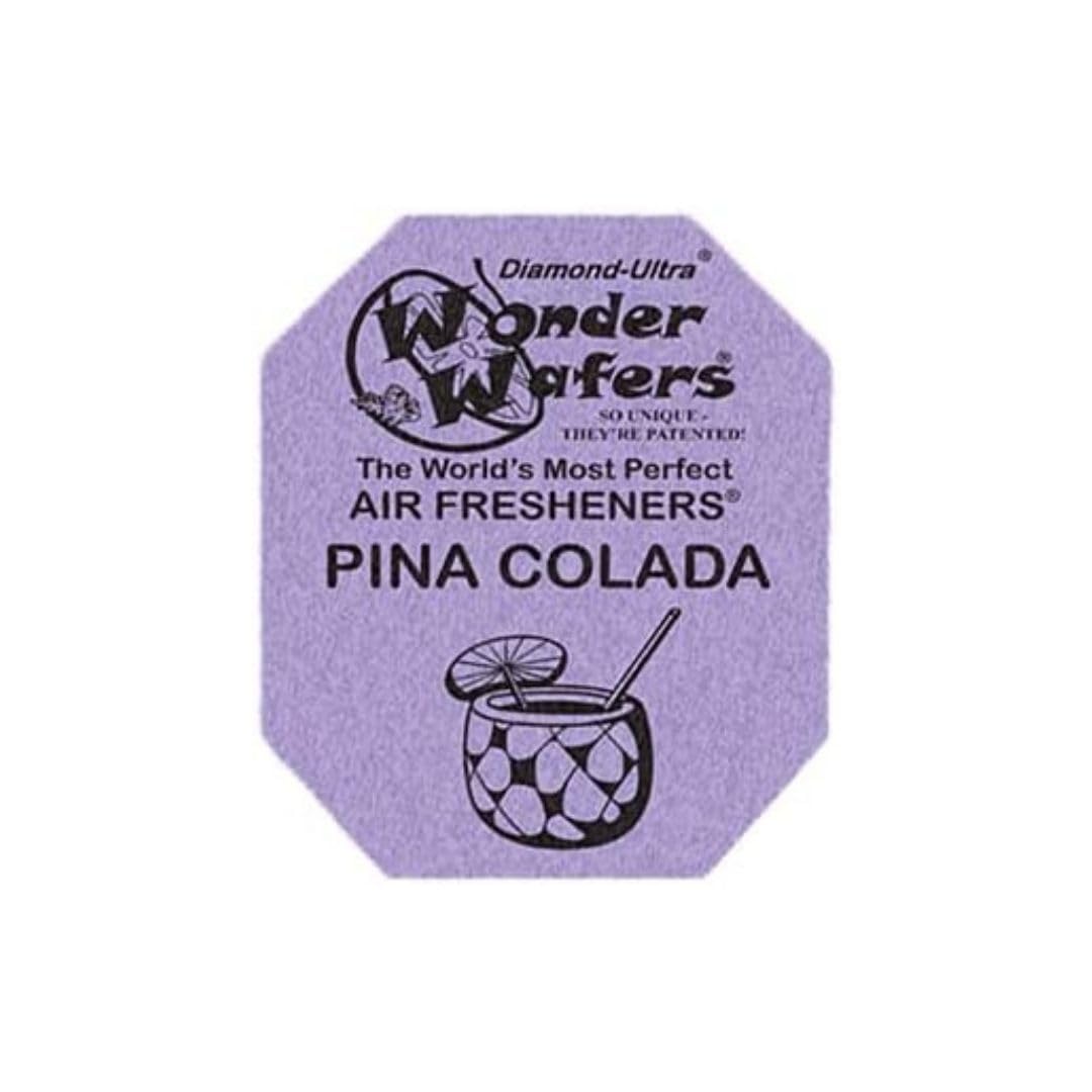 Wonder Wafers Pina Colada under vehicle seat area for mobile freshness