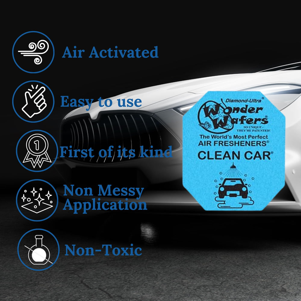 Wonder Wafers under-seat design delivers discreet, long-lasting fragrance in your vehicle.
