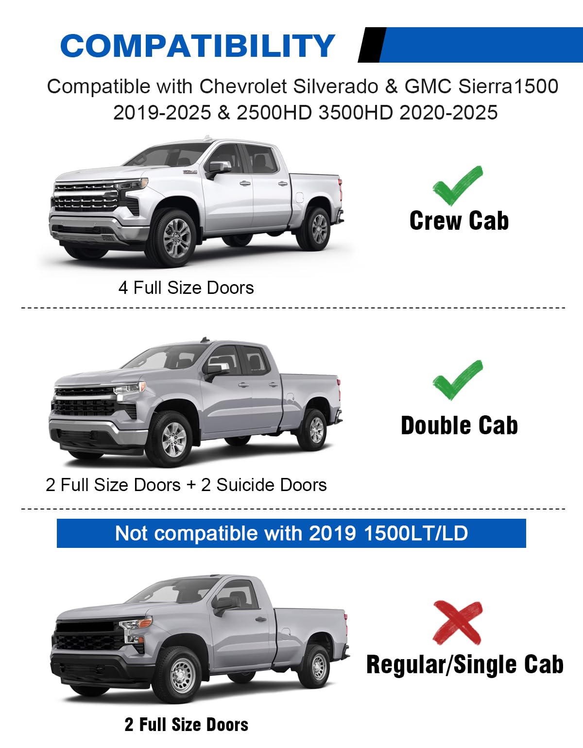 Easy installation with no drilling for a neat, secure cargo area in the truck.
