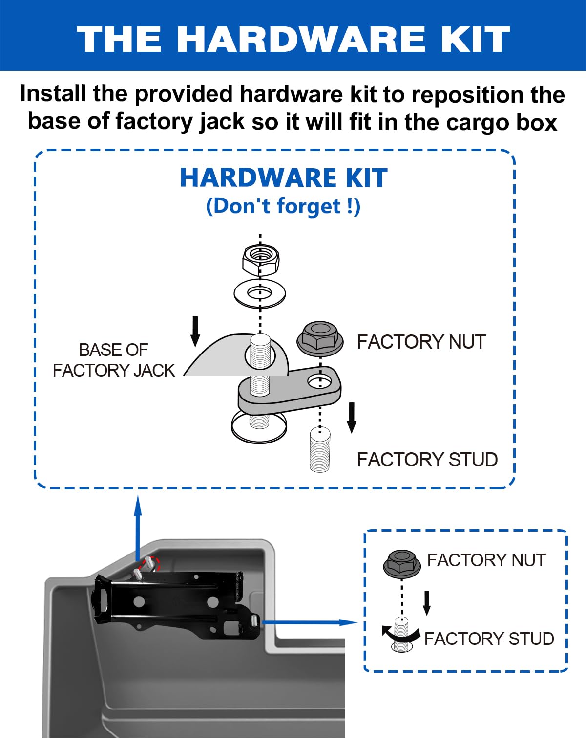 Hidden storage keeps tools or gear neatly stowed during travel for quick access.