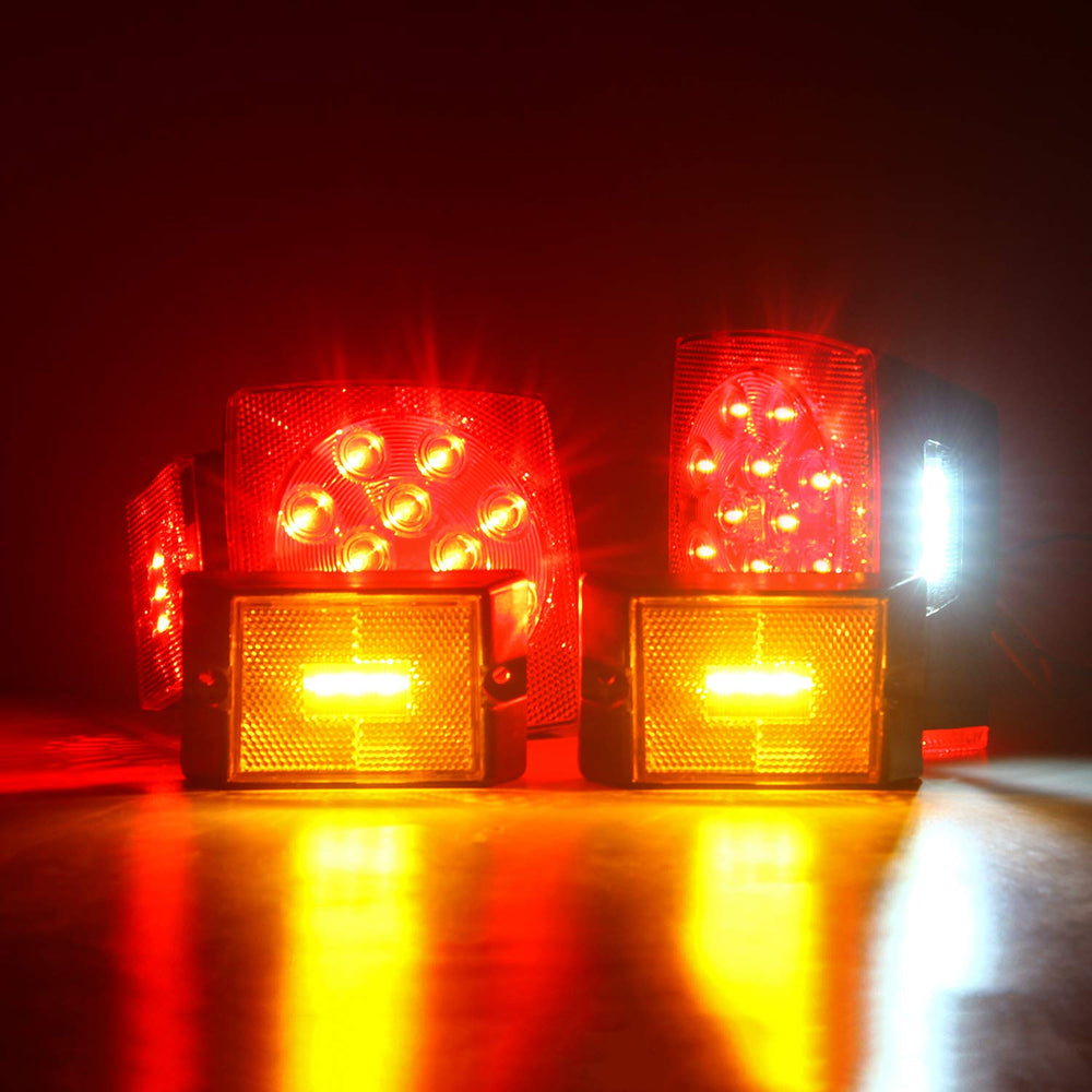 WoneNice IP67 waterproof trailer lights designed for submersion and rain protection