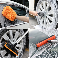 Wontolf chenille microfiber car wash mitt delivers scratch-free exterior cleaning.