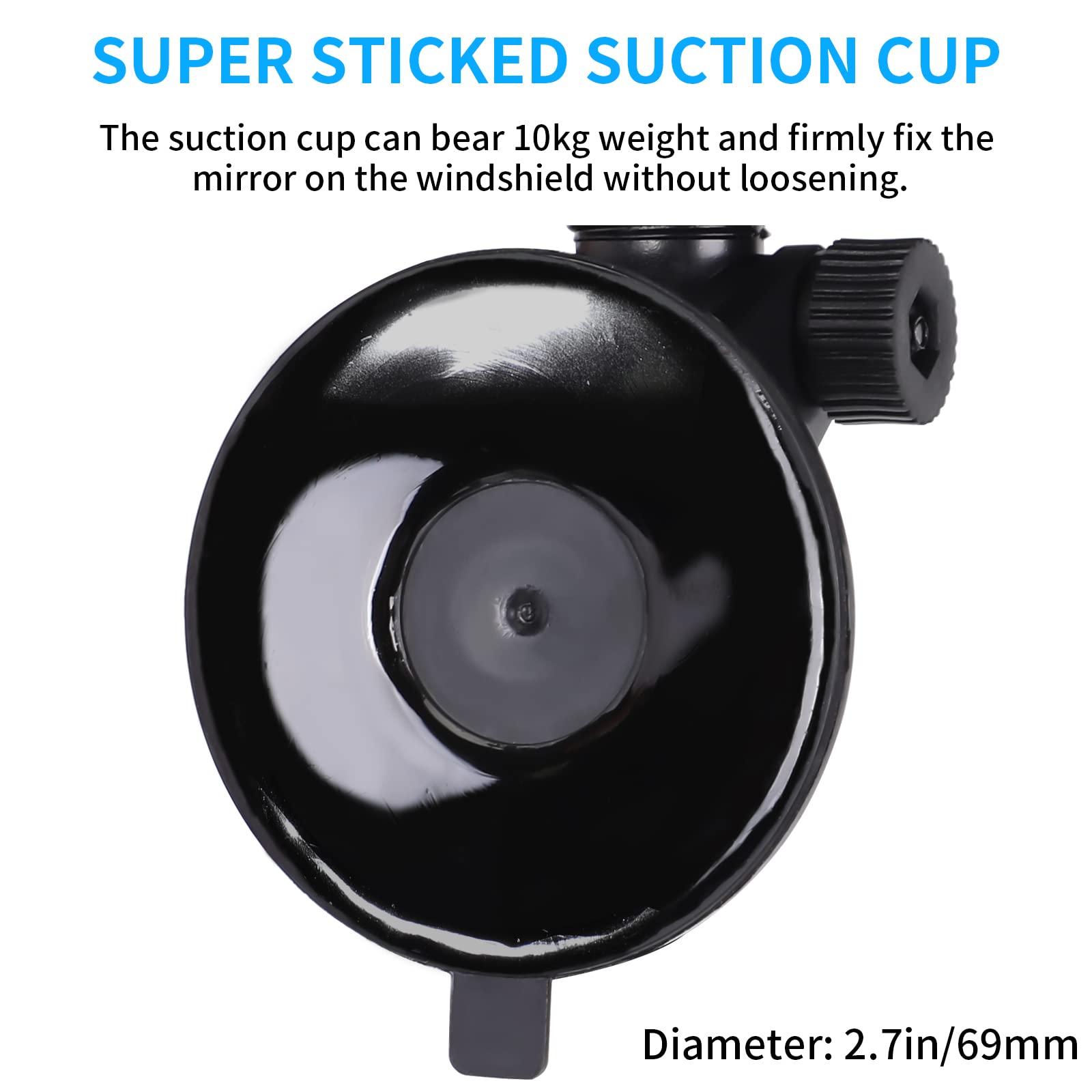 Wontolf easy-install design allows mounting in minutes on a clean windshield.
