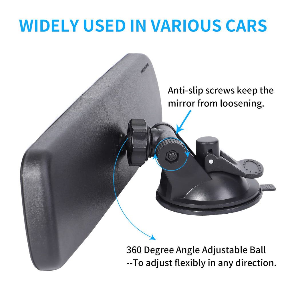 Wontolf suction cup waterproof system ensures steady windshield mounting.