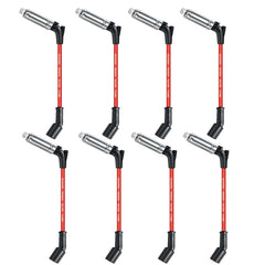 WOOFIXING 48322R wires close-up with rugged insulation for stable spark delivery.