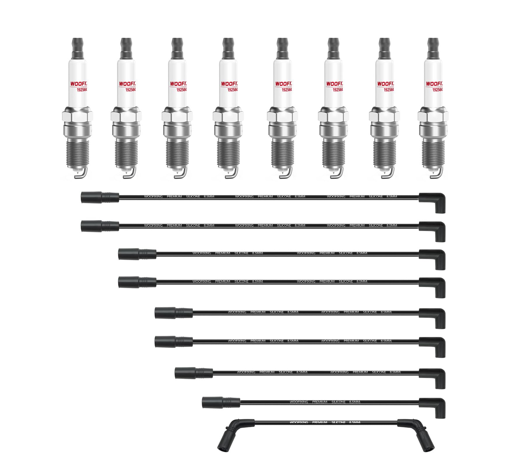 WOOFIXING iridium spark plugs 41-993 for Chevy engines delivering durable ignition performance