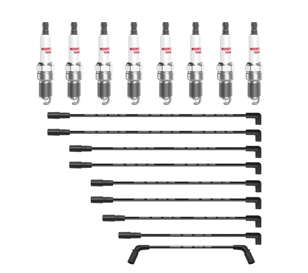 WOOFIXING iridium spark plugs 41-993 for Chevy engines delivering durable ignition performance