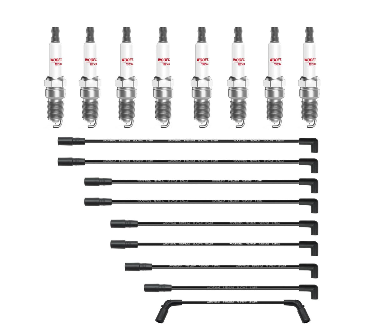 WOOFIXING iridium spark plugs 41-993 for Chevy engines delivering durable ignition performance