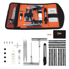 WOOFWANG GLOBAL professional 25-piece tire repair kit open case for quick roadside use
