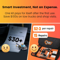 WOOFWANG GLOBAL universal compatibility covers cars, motorcycles, and trucks for versatile roadside repairs