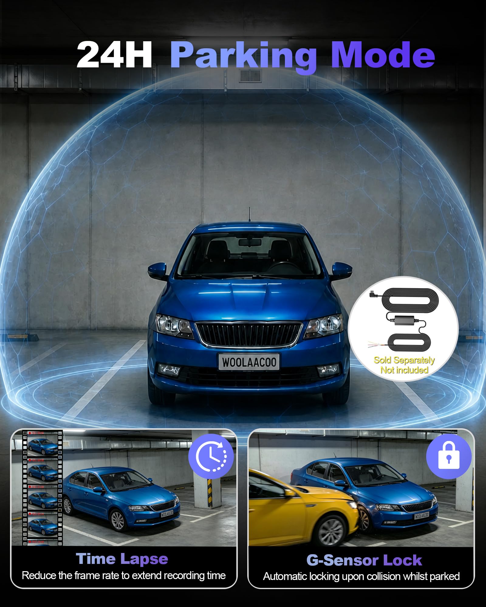 Included 64GB SD card preinstalled in WOOLAACOO C5 for immediate use
