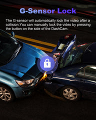 WOOLAACOO C5 mounted on windshield for discreet in-car installation