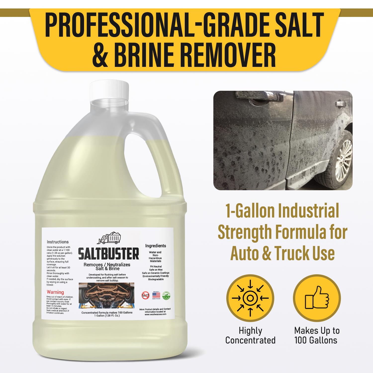 Woolwax SALTBUSTER cap-stability shows secure lid for safe storage.