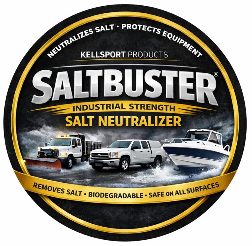Woolwax SALTBUSTER dilution-mix demonstrates large yield from a single gallon.