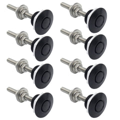 Woopeey hood pin quick-release assembly in satin black for secure bonnet operation