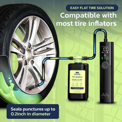 Woowind puncture-seal action seals a hole up to 0.236 inch.