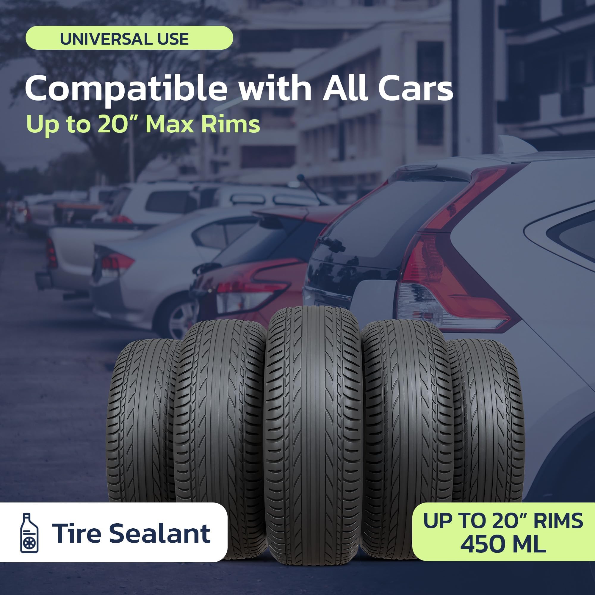 Woowind eco-friendly ROHS-certified sealant in a leak-proof bottle with 5-year shelf life.