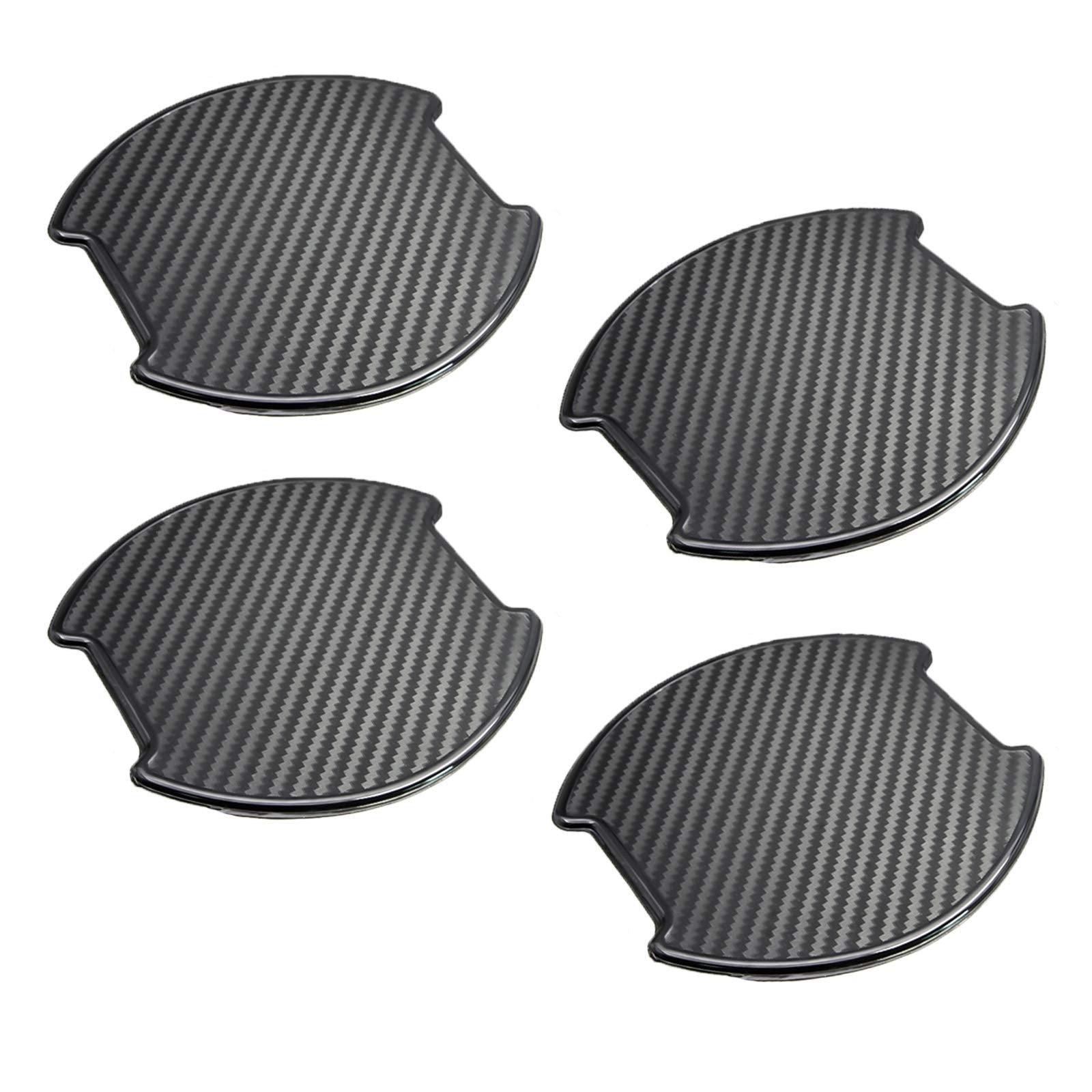WORCAS car door handle cup protector, front view, universal fit and scratch protection.