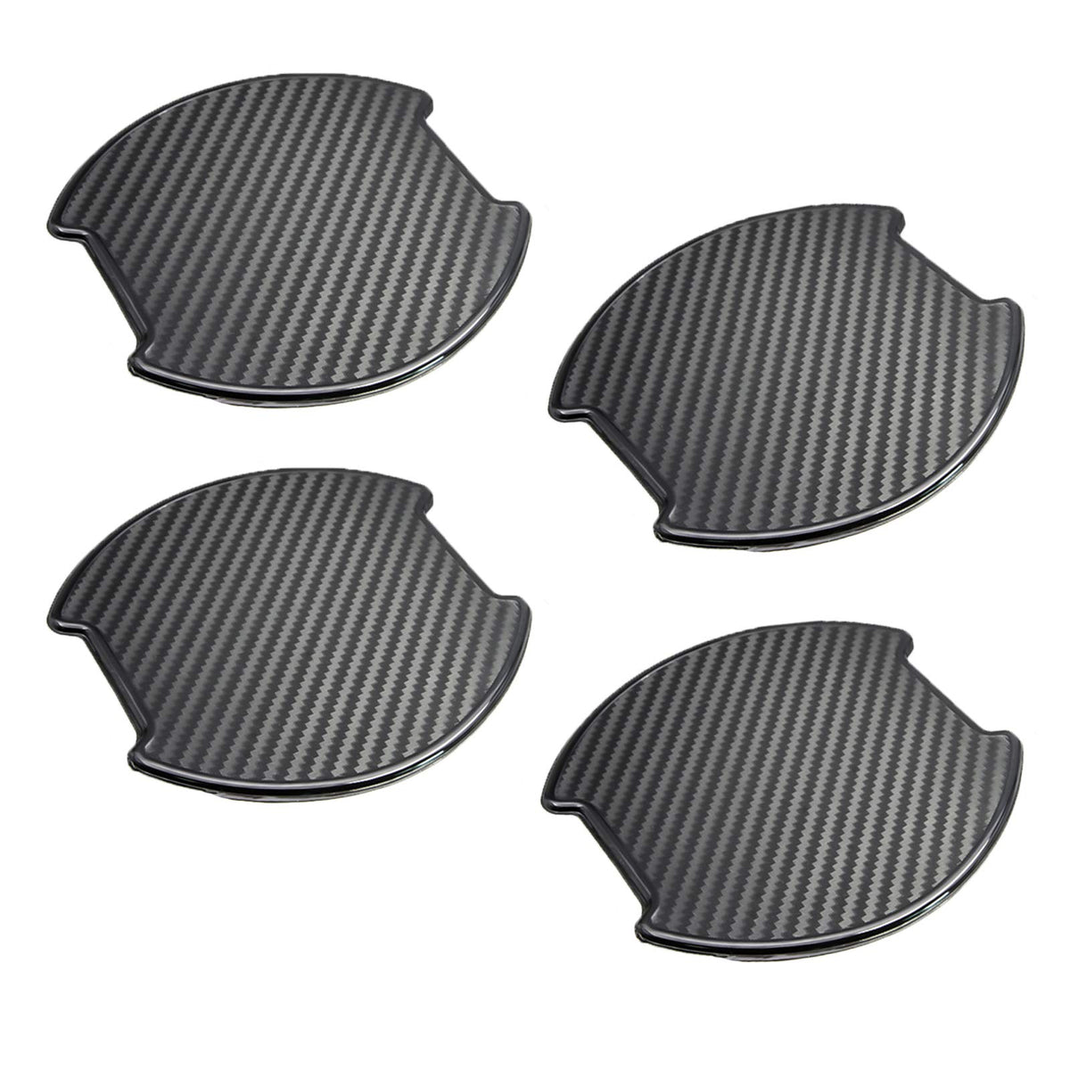 WORCAS car door handle cup protector, front view, universal fit and scratch protection.