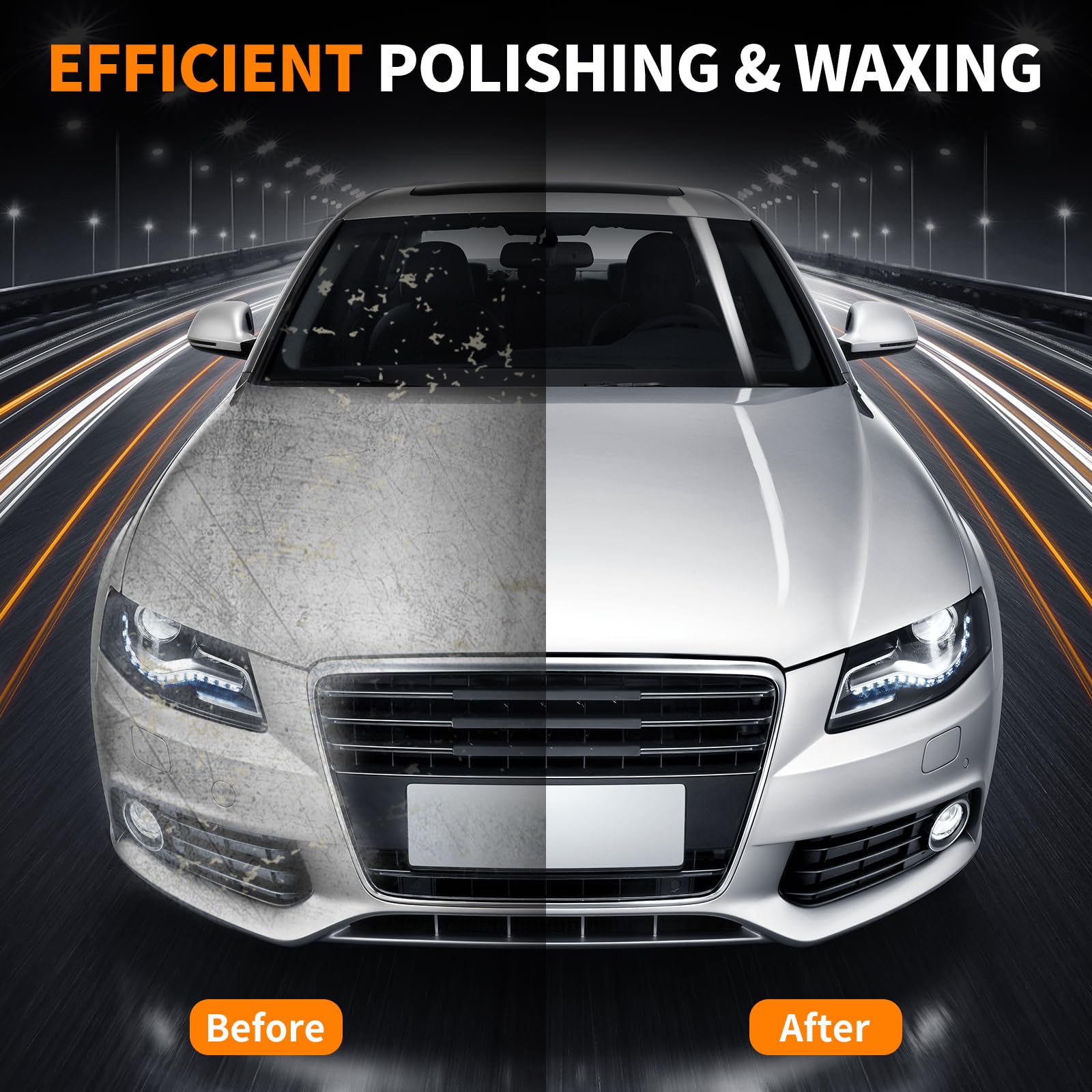 WorkBless 6-inch sponge pads for durable, multi-purpose cleaning.
