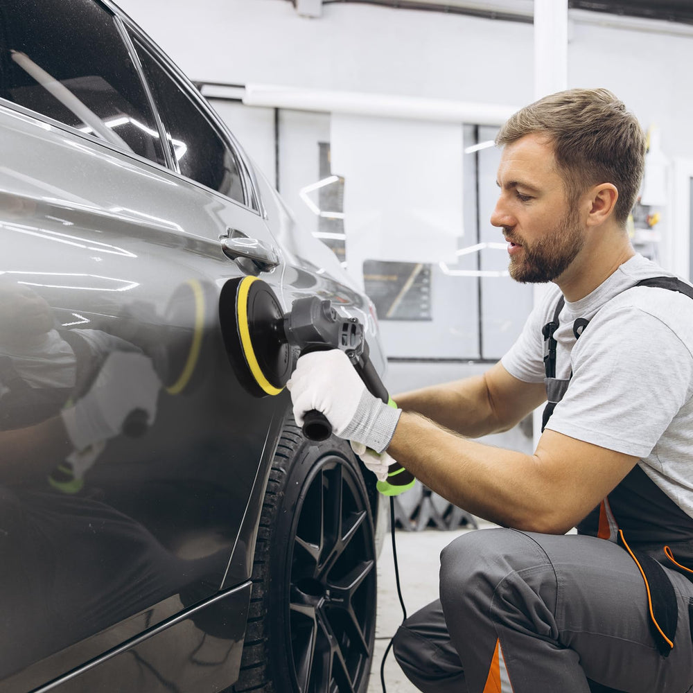 WorkBless 7-inch sandpaper pads tackle heavy grime and defects.