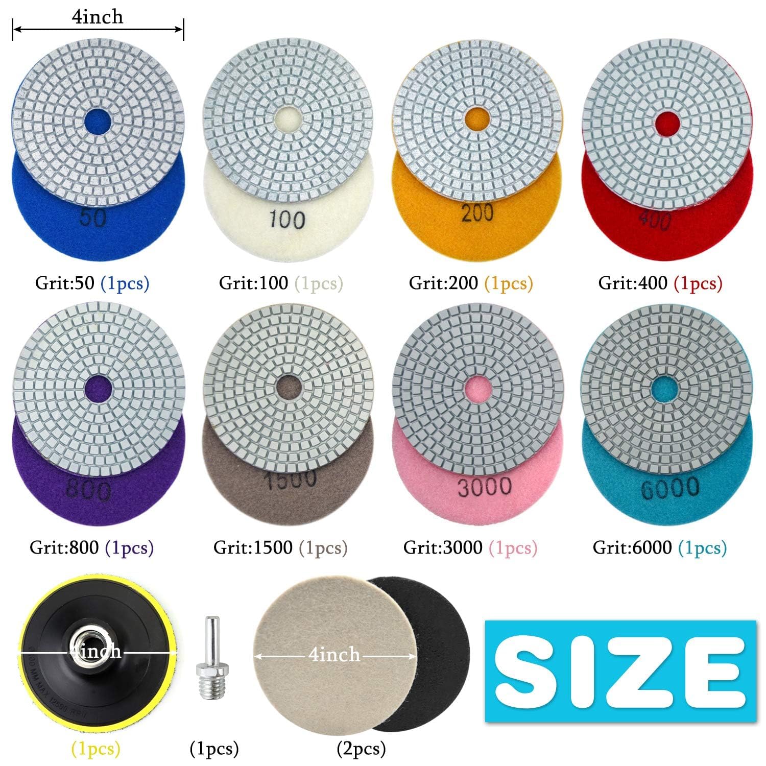 WORKEASE 8mm drill adapter included for versatile tool use