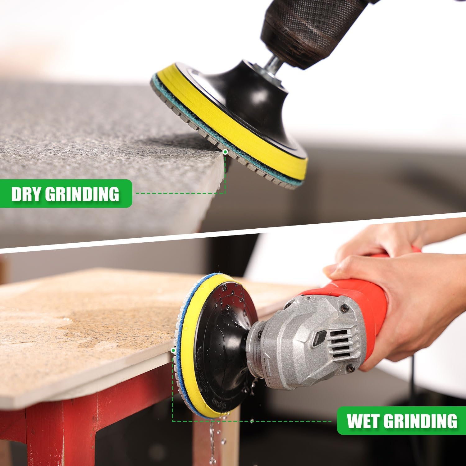 WORKEASE grit range close-up 50-3000 for versatile finishing.
