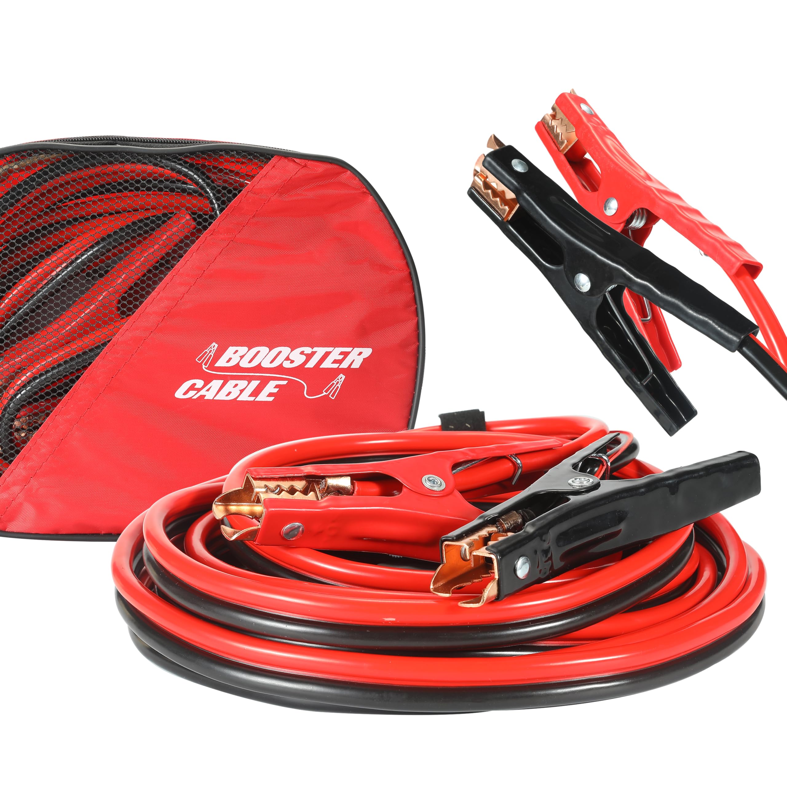 WORKKOOL 16ft 2-gauge jumper cables package for quick battery boosts
