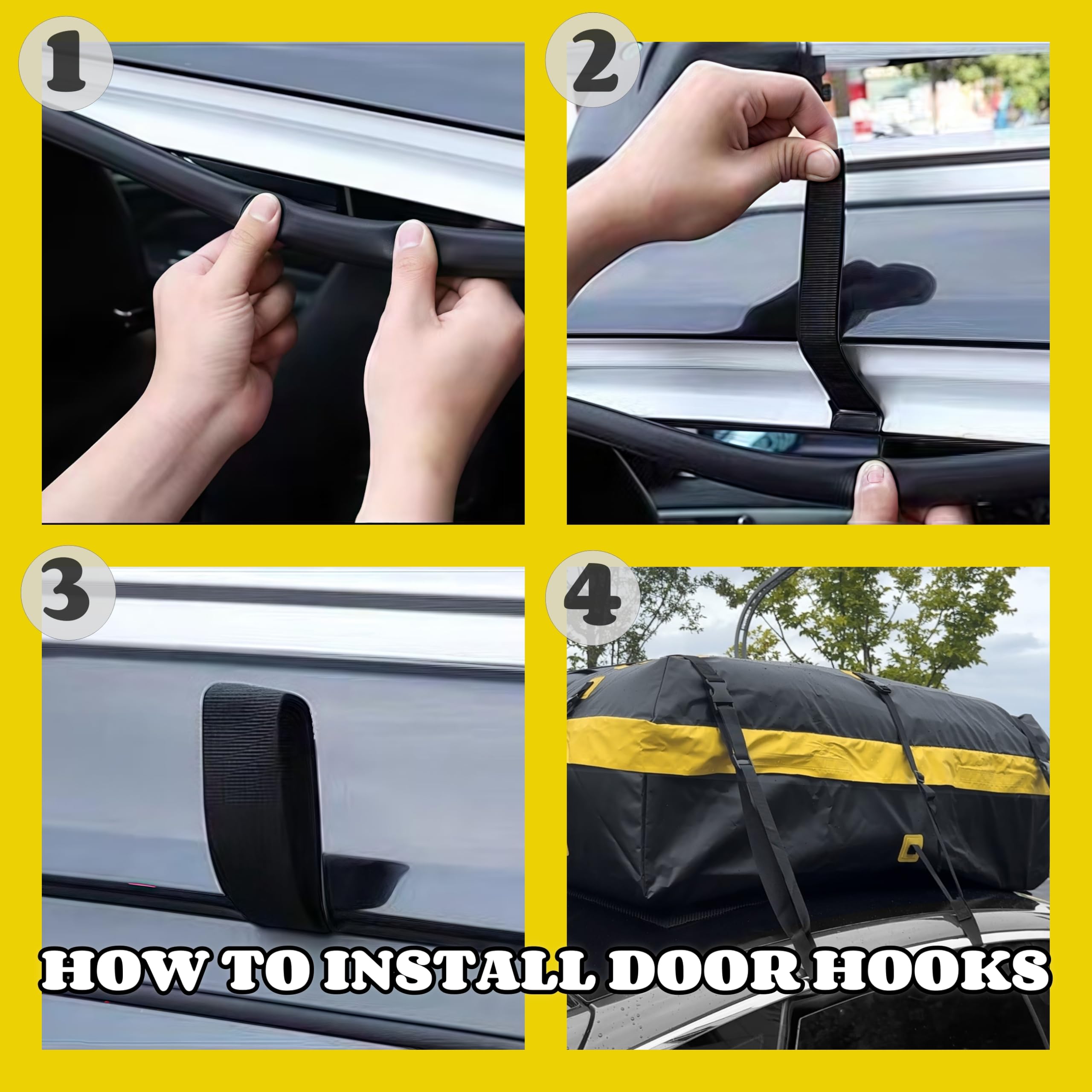 WORKKOOL 19.4 cu ft capacity holds multiple suitcases for road trips.