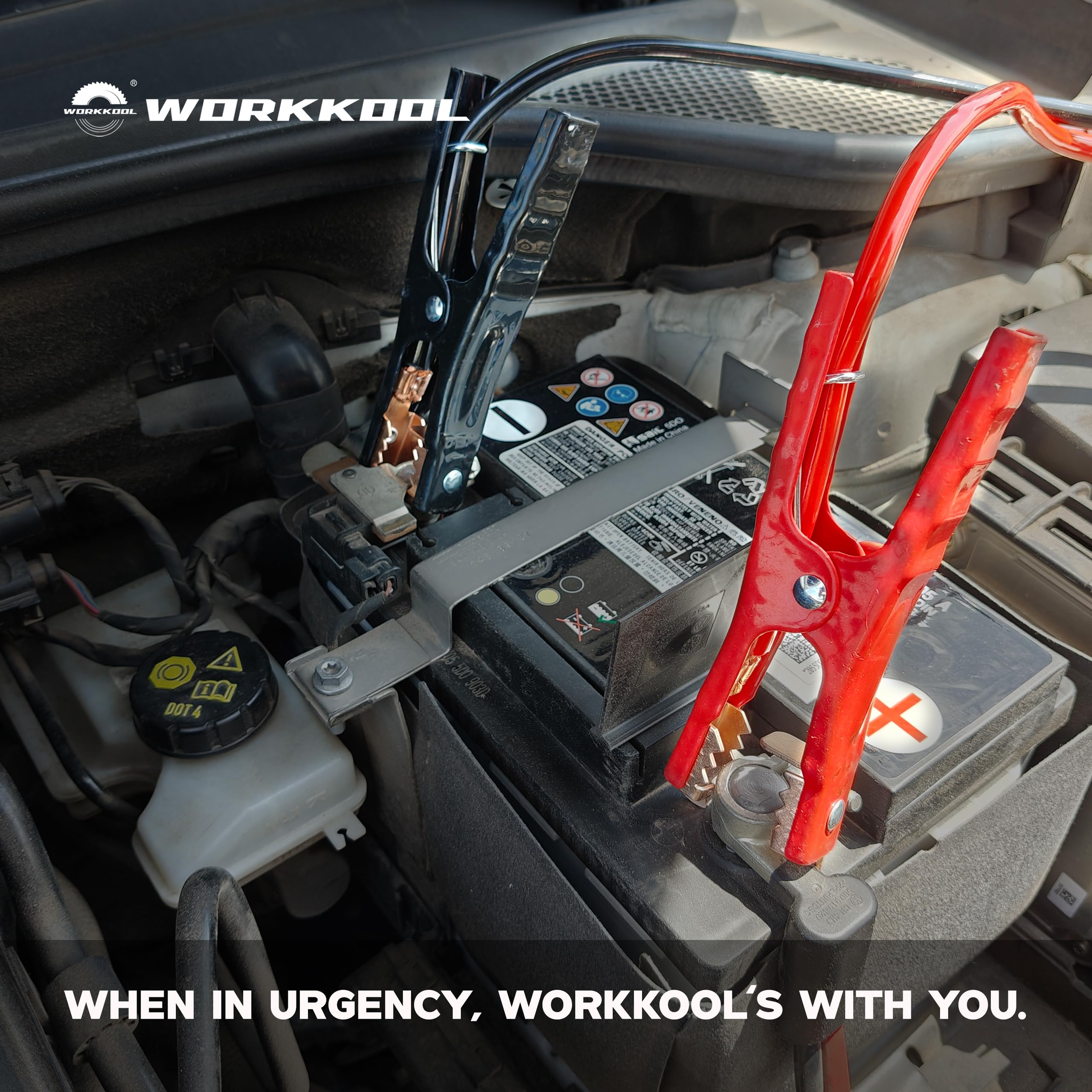 WORKKOOL PVC-sheathed handles provide extra fireproof protection