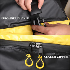WORKKOOL kit includes storage bag, anti-slip mat, hooks, and straps for quick setup.