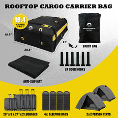 WORKKOOL safety-strap-system secures luggage during travel with adjustable straps.