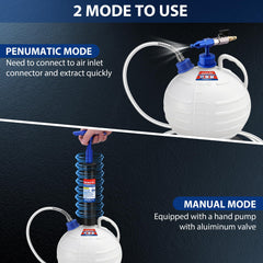 WORKPRO manual pump handle for precise oil changes