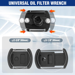 WORKPRO auto-clamp spring engaged to secure tough filters without slipping