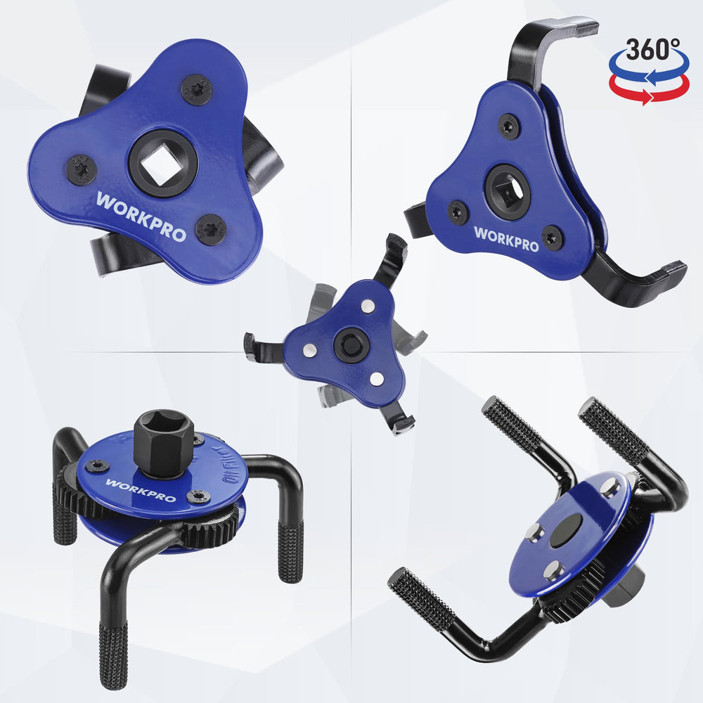 WORKPRO ergonomic, hand-friendly design improves comfort during maintenance.