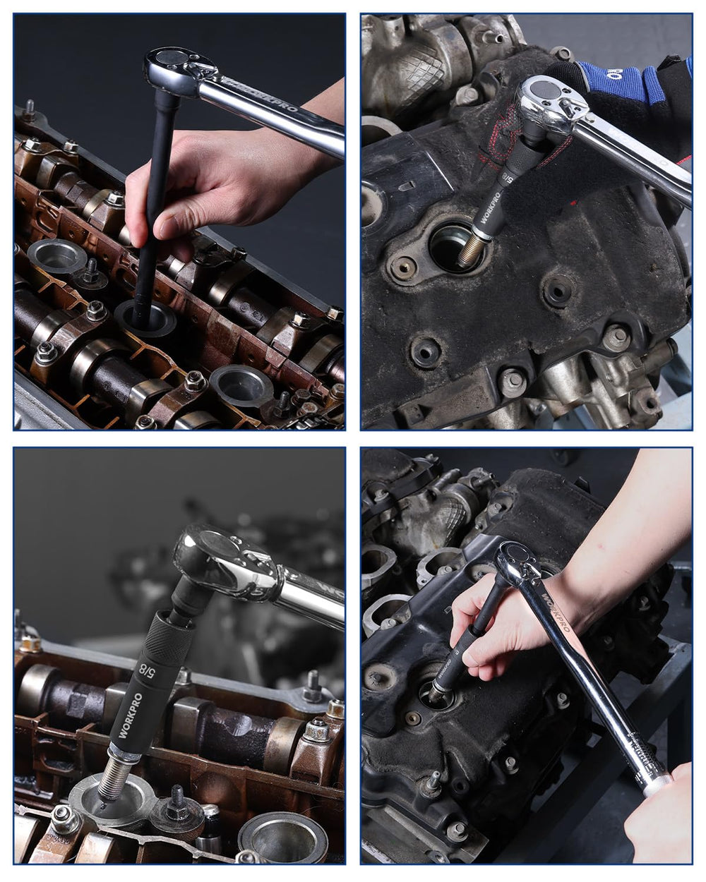 WORKPRO extension sockets for varied reach and depth