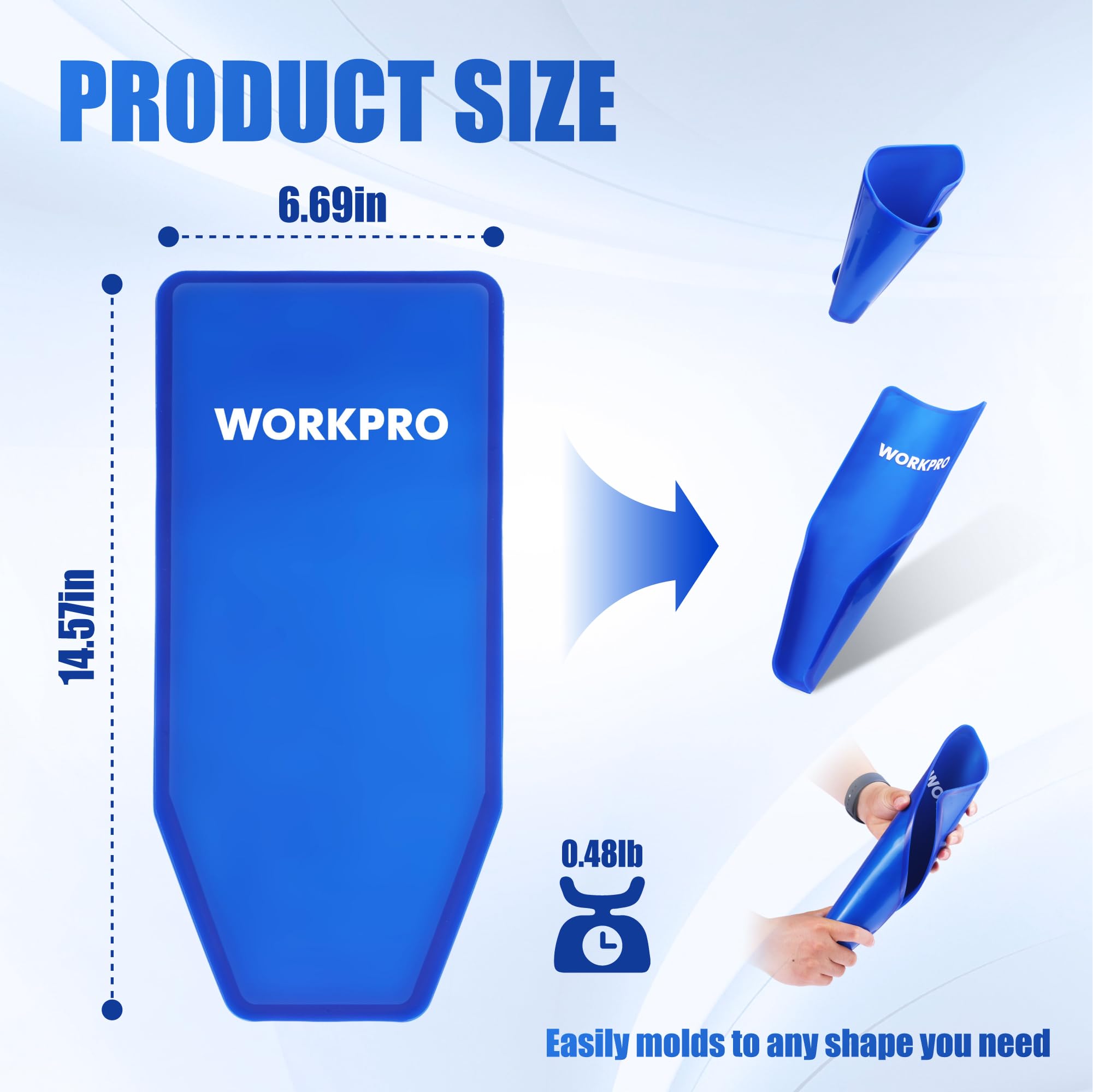 WORKPRO oil filter plier with angled head for hard to reach filters