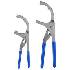 WORKPRO oil filter wrench 9in-adjustable grips tight filters on cars with ease.
