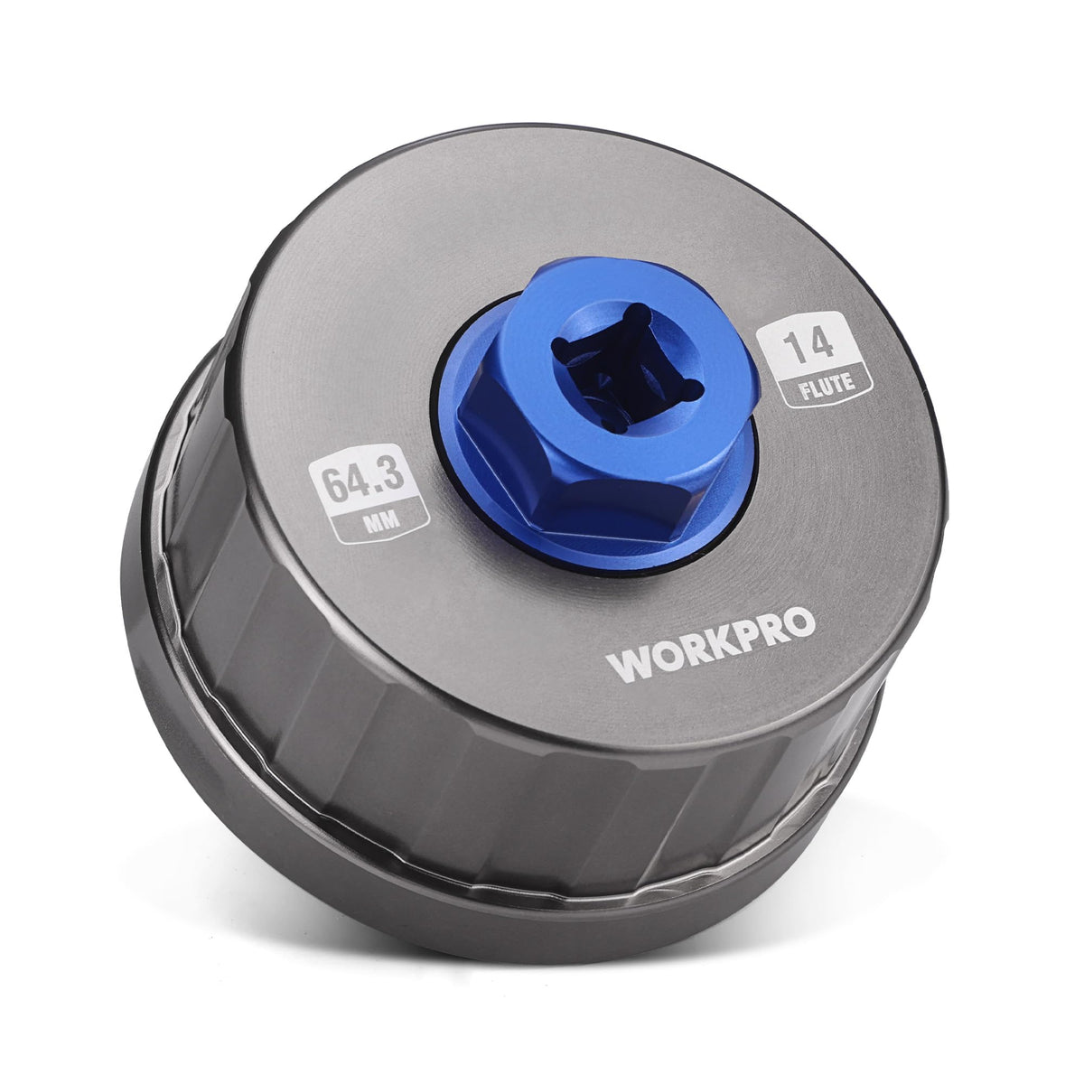 WORKPRO oil filter wrench for Toyota with 64mm 14-flute grip securely