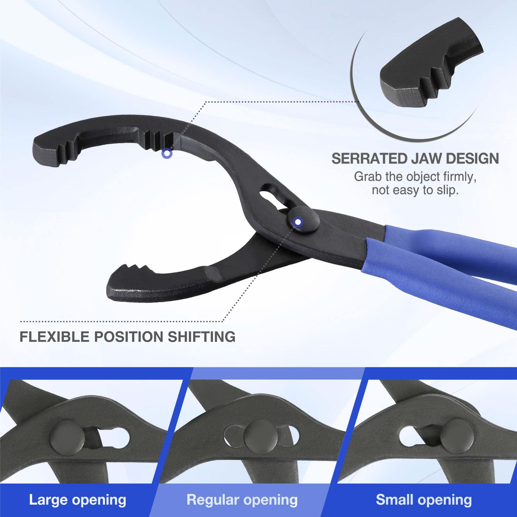 WORKPRO collapsible funnel saves storage space after oil changes