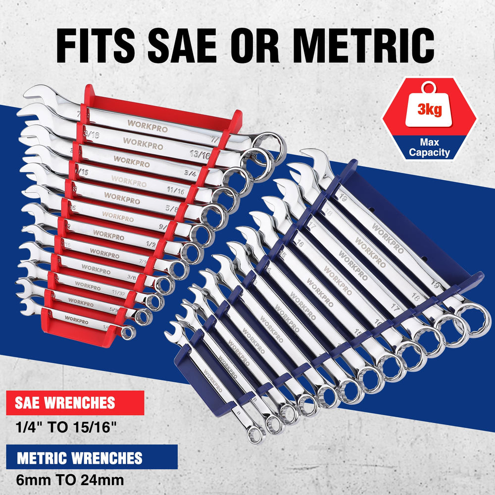 WorkPRO durable plastic tray with strong magnets resists daily wear.