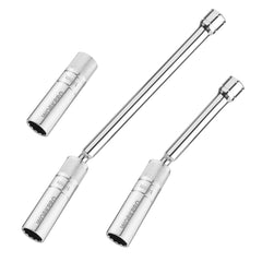 WORKPRO spark plug socket 14mm thin-wall with 3/8-inch drive for tight spaces.