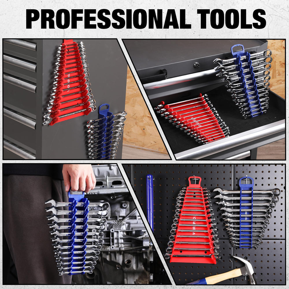 WORKPRO versatile tool storage for toolboxes, pegboards, and wall mounting.
