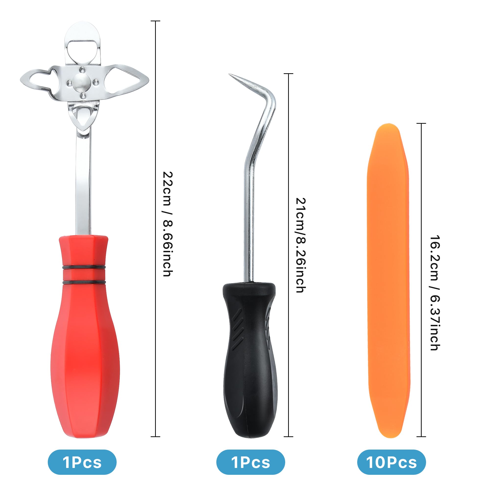 Worldity cotter pin puller, 21 cm, rust-resistant and easy removal.