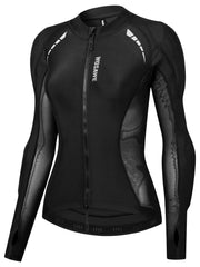 WOSAWE mesh motorcycle jacket women front view with breathable protection.