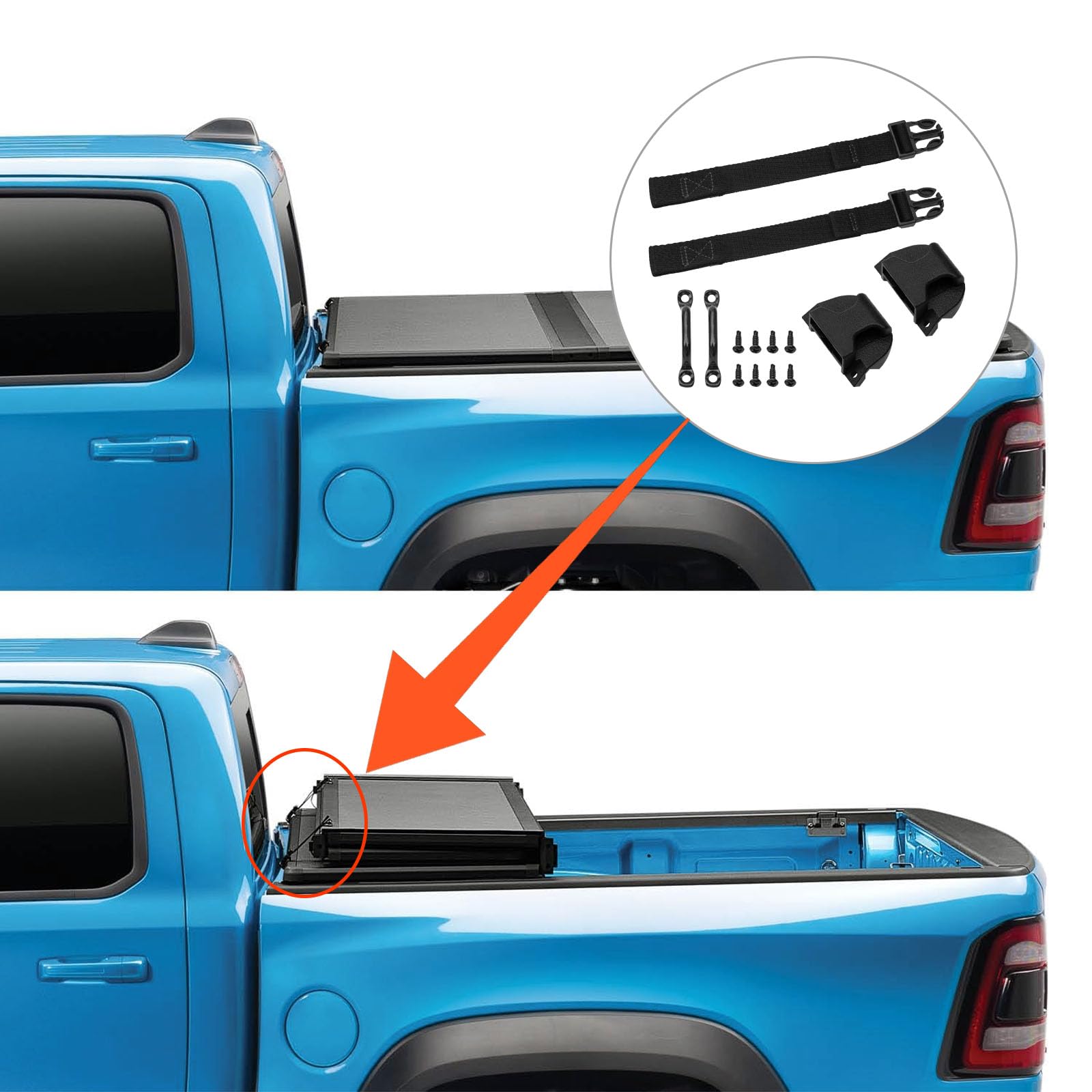 Wosijm magnet-nut-screw close-up highlights strong connectors for quick secure setup.