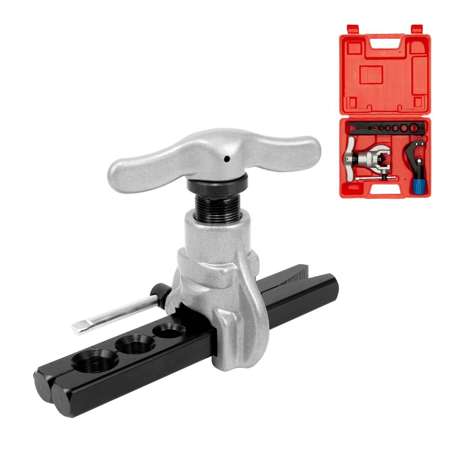 Wostore kit in use demonstrates portable, complete flaring solution